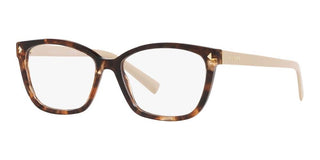 Prada PR 15ZV women Havana Geometric Eyeglasses