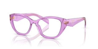 Prada Pr 21zv Women Violet Cat Eye Eyeglasses