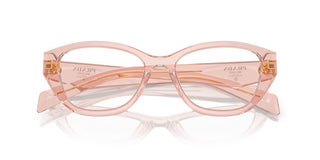Prada Pr 21zv Women Pink Cat Eye Eyeglasses