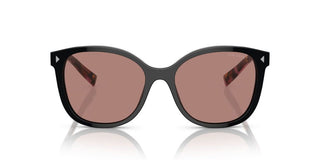 Prada Pr 22zs Women Brown Squared Sunglasses