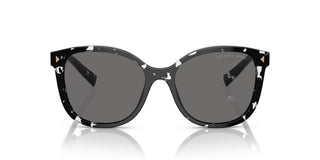 Prada Pr 22zs Women Black Squared Sunglasses