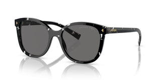Prada Pr 22zs Women Black Squared Sunglasses