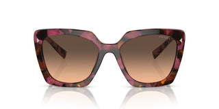 Prada Pr 23zs Women Red Squared Sunglasses