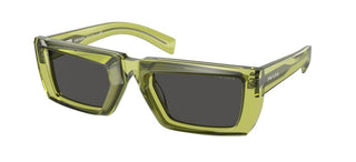 Prada PR 24YS men Green Squared Sunglasses