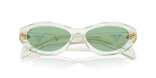 Prada Pr 26zs Women Transparent Cat Eye Sunglasses