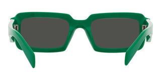 Prada PR 27ZS men Green Geometric Sunglasses