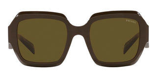 Prada PR 28ZS women Green Geometric Sunglasses