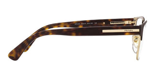 Prada PR 57ZV men Brown Squared Eyeglasses