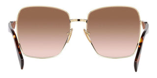 Prada PR 64ZS women Gold Squared Sunglasses