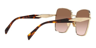 Prada PR 64ZS women Gold Squared Sunglasses