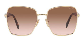 Prada PR 64ZS women Gold Squared Sunglasses