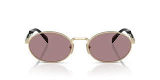 Prada PR 65ZS women Gold Oval Sunglasses