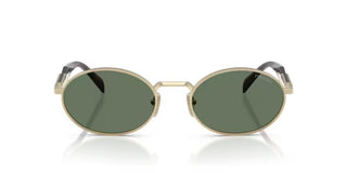 Prada PR 65ZS women Gold Oval Sunglasses