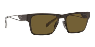 Prada PR 71ZS men Green Geometric Sunglasses