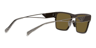 Prada PR 71ZS men Green Geometric Sunglasses