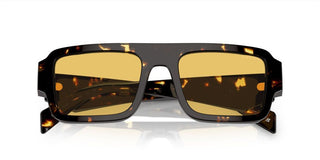 Prada PR A05S men Black Geometric Sunglasses