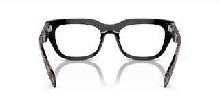 Prada PR A06V women Black Geometric Eyeglasses