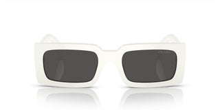 Prada PR A07S women White Geometric Sunglasses