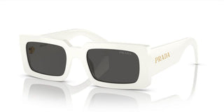 Prada PR A07S women White Geometric Sunglasses