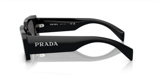 Prada PR A07S women Black Geometric Sunglasses