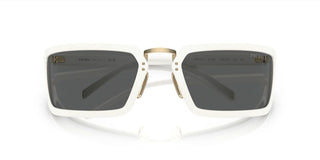 Prada PR A11S men White Geometric Sunglasses