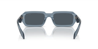 Prada PR A12S women Blue Geometric Sunglasses