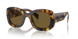 Prada Pr A13s Women Havana Butterfly Sunglasses