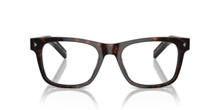 Prada Pr A13v Men Havana Squared Eyeglasses