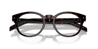 Prada Pr A14v Men Brown Round Eyeglasses