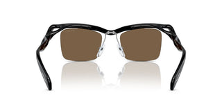 Prada Pr A15s Men Black Geometric Sunglasses