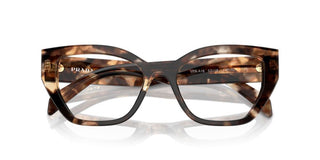 Prada Pr A16v Women Havana Squared Eyeglasses