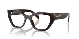 Prada Pr A16v Women Havana Squared Eyeglasses