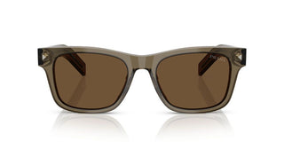 Prada Pr A17s Men Brown Squared Sunglasses