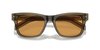 Prada Pr A17s Men Green Squared Sunglasses