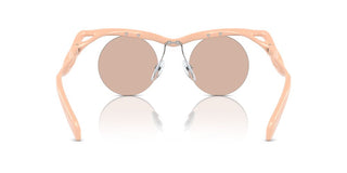 Prada Pr A18s Men Pink Round Sunglasses