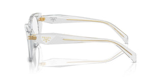 Prada Pr A18v Women Transparent Geometric Eyeglasses