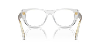 Prada Pr A18v Women Transparent Geometric Eyeglasses