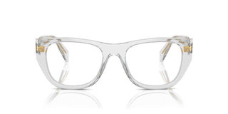 Prada Pr A18v Women Transparent Geometric Eyeglasses