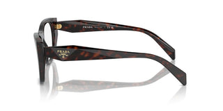 Prada Pr A18v Women Havana Geometric Eyeglasses