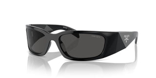 Prada Pr A19s Men Black Squared Sunglasses