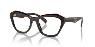 Prada Pr A20v Women Havana Geometric Eyeglasses