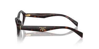 Prada Pr A21v Women Havana Squared Eyeglasses