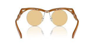 Prada Pr A24s Women Brown Round Sunglasses