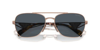 Prada PR A50S women Rose gold Geometric Sunglasses