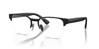 Prada PR A52V men Black Geometric Eyeglasses