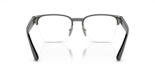 Prada PR A52V men Grey Geometric Eyeglasses