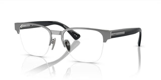 Prada PR A52V men Grey Geometric Eyeglasses