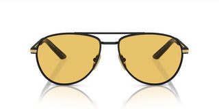 Prada PR A54S men Black Geometric Sunglasses