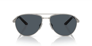 Prada PR A54S men Grey Geometric Sunglasses