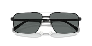 Prada Pr A57s Men Black Squared Sunglasses